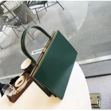 Borsa da Donna Vintage con Struttura in Metallo – Tote Media Elegante di Alta Qualità