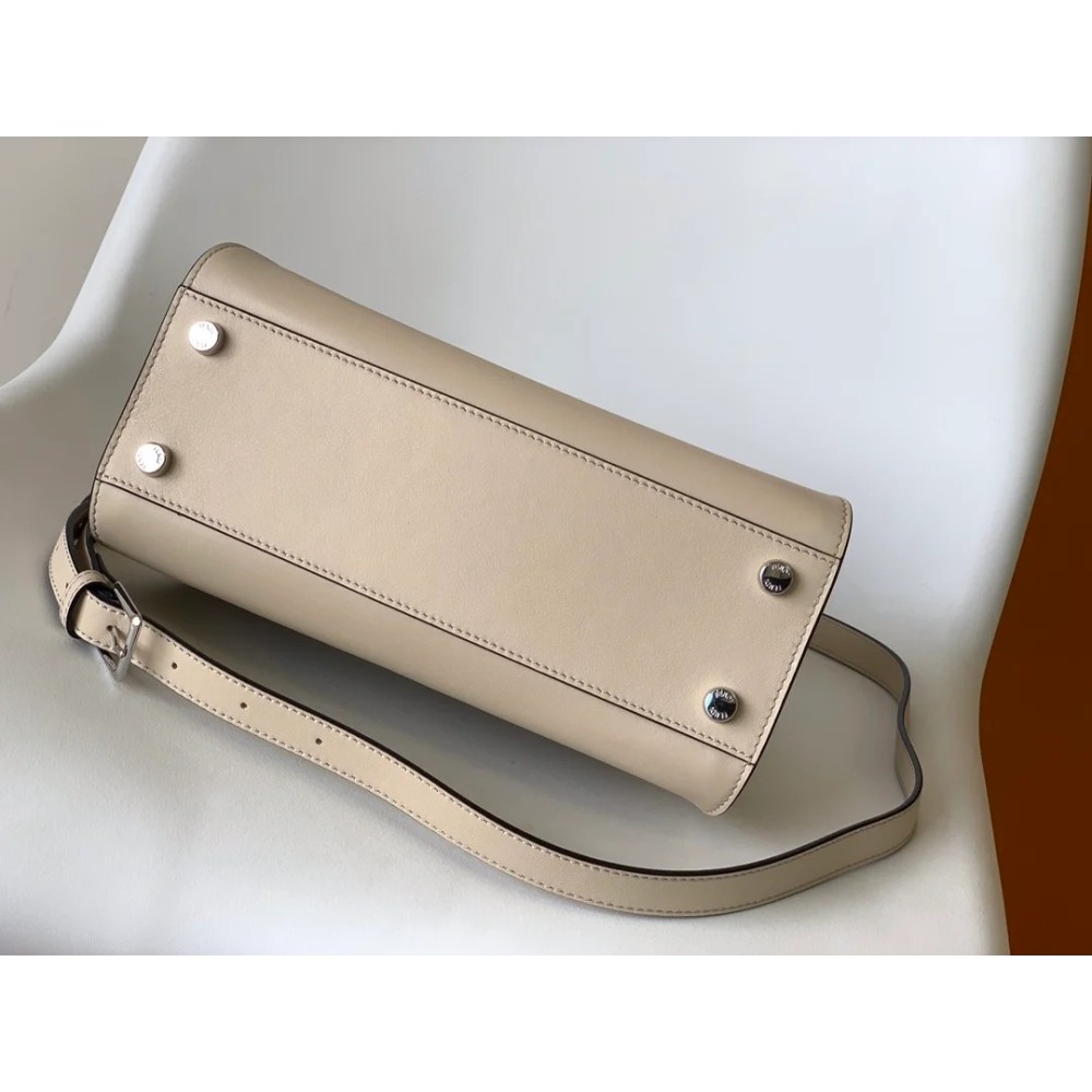 Lux F Leather Handbag – Elegant & Versatile Designer Bag for Women