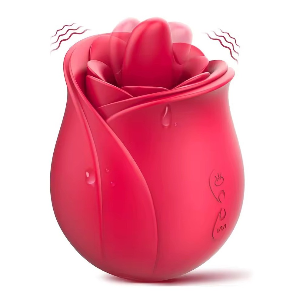 Tongue Licking Clit Vibrator for Women – Swing & Wiggle Clitoral and Nipple Stimulator, USB Rechargeable, Waterproof Female Sex