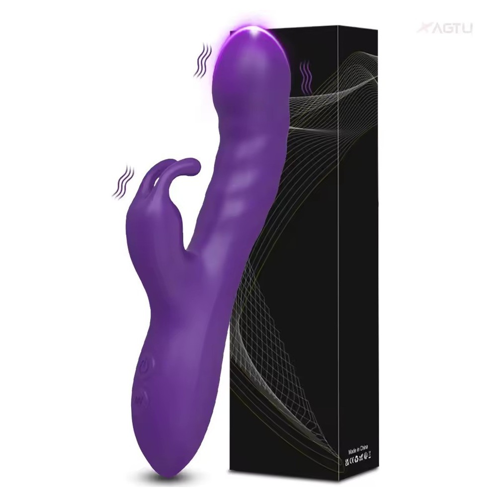 Vibratore Rabbit Potente per Donne | Stimolatore Punto G e Clitoride con Vibrazioni Multi-Modo