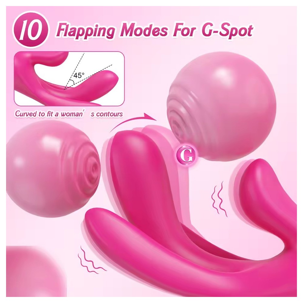 Wiggle Finger 3-in-1 Vibrator – G-Spot, Clitoral & Vaginal Stimulator for Women