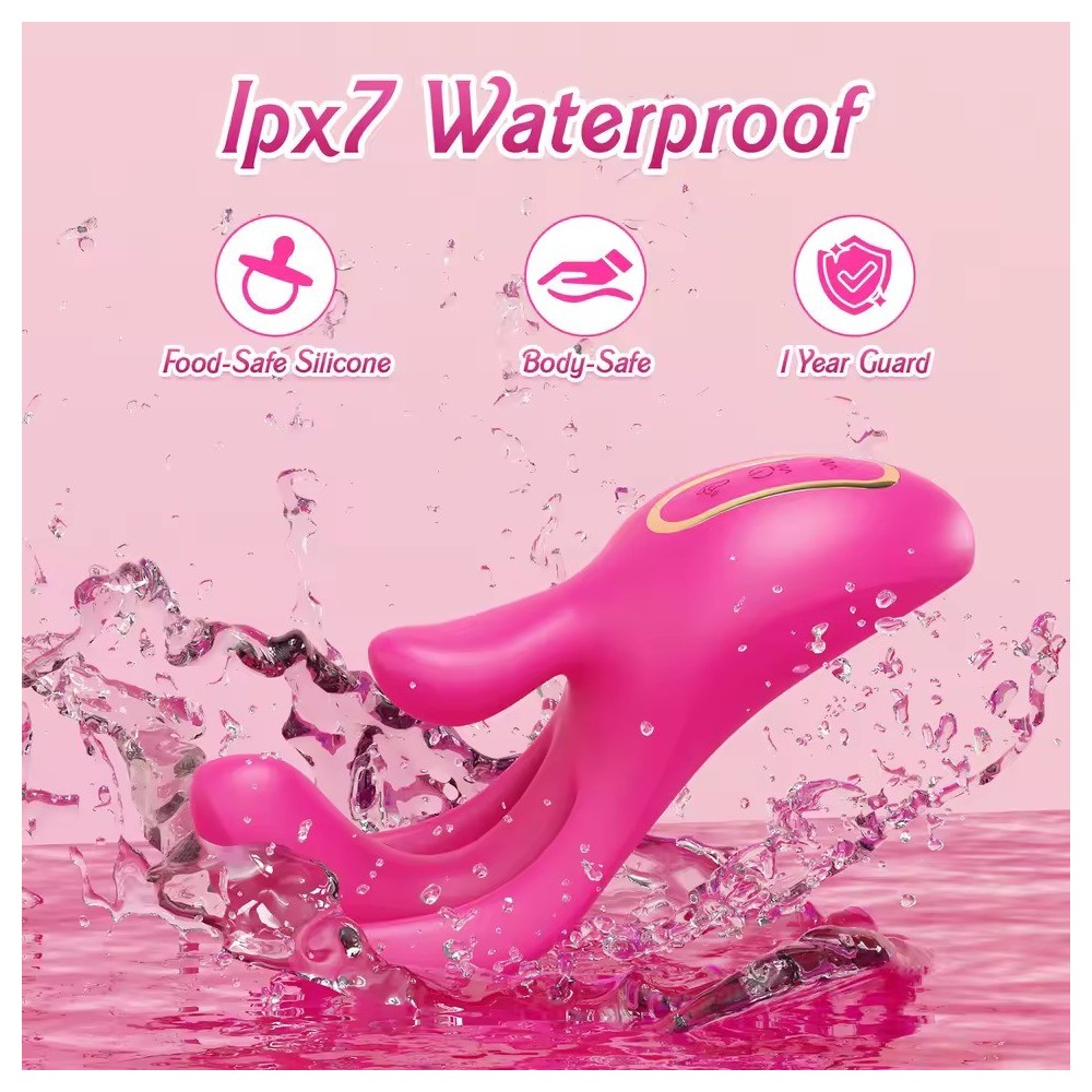 Wiggle Finger 3-in-1 Vibrator – G-Spot, Clitoral & Vaginal Stimulator for Women