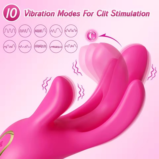 Wiggle Finger 3-in-1 Vibrator – G-Spot, Clitoral & Vaginal Stimulator for Women