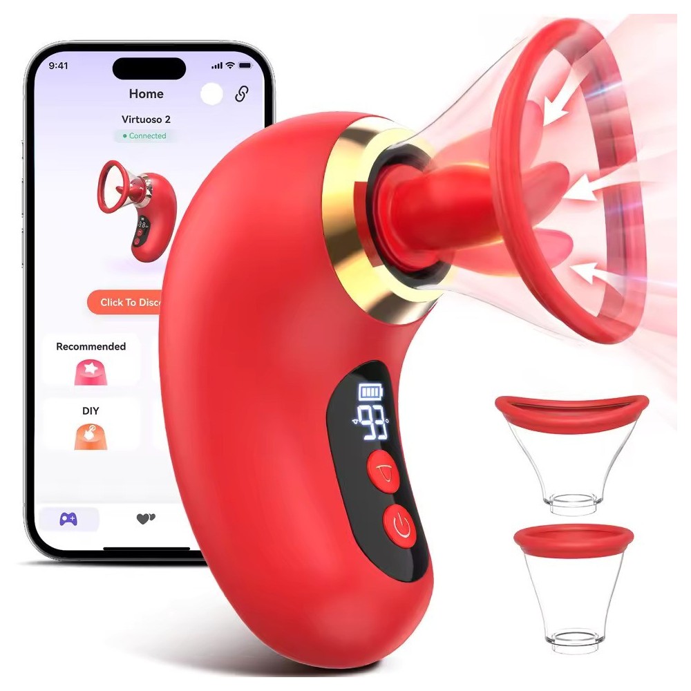 Clitoral Suction & Tongue Vibrator – Nipple, Vaginal & G-Spot Stimulator for Women