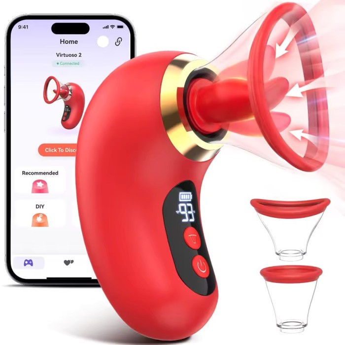 Clitoral Suction & Tongue Vibrator – Nipple, Vaginal & G-Spot Stimulator for Women