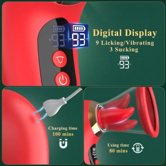 Clitoral Suction & Tongue Vibrator – Nipple, Vaginal & G-Spot Stimulator for Women