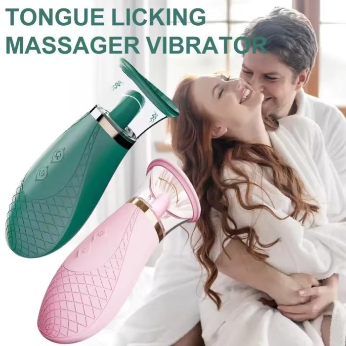 Clitoral & Nipple Licking Tongue Vibrator – G-Spot, Vaginal & Orgasm Stimulator for Women