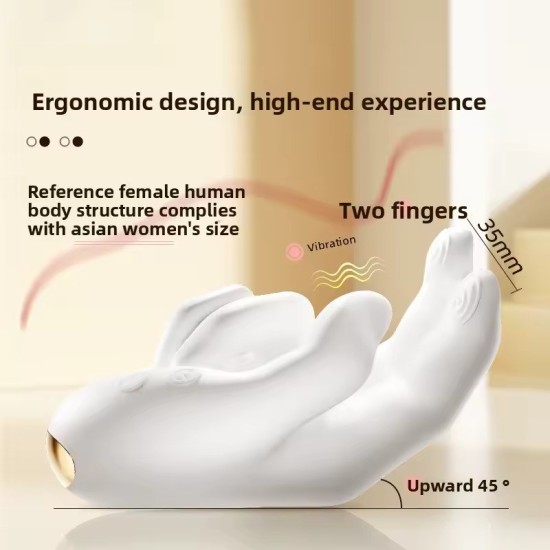 Heated Hand-Style Massager with Realistic Finger Motion | Flexible Vibrating Massage Device