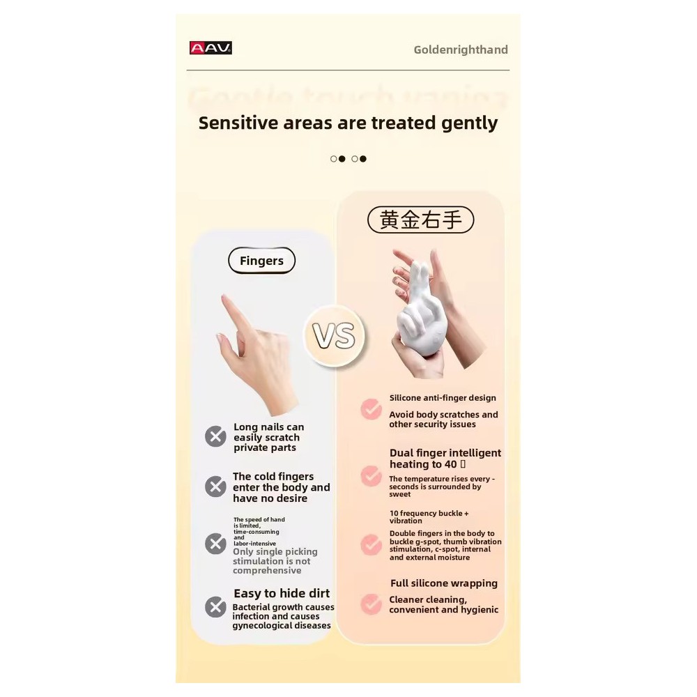 Heated Hand-Style Massager with Realistic Finger Motion | Flexible Vibrating Massage Device