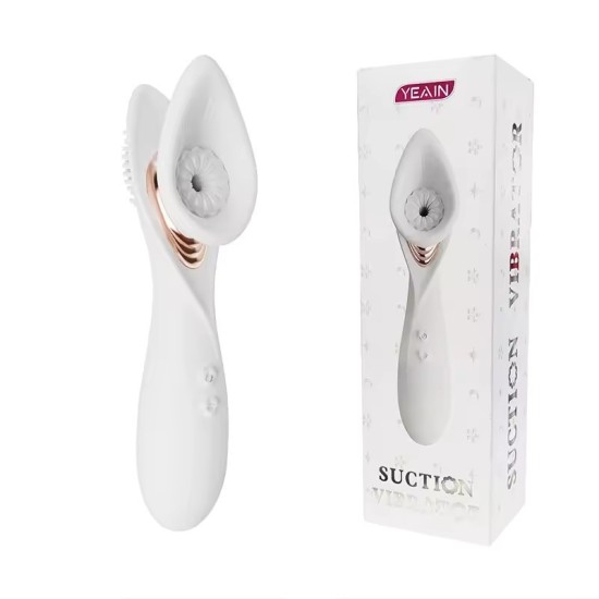 Potente Vibratore a Suzione Clitoridea – Stimolatore Air-Pulse e Vibrazione per Donne
