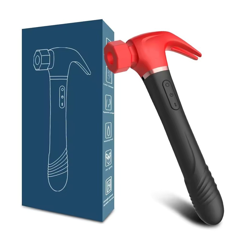 Vibratore Hammer 4-in-1 per Donna – Stimolatore G-Spot e Clitorideo con 7 Modalità di Vibrazione