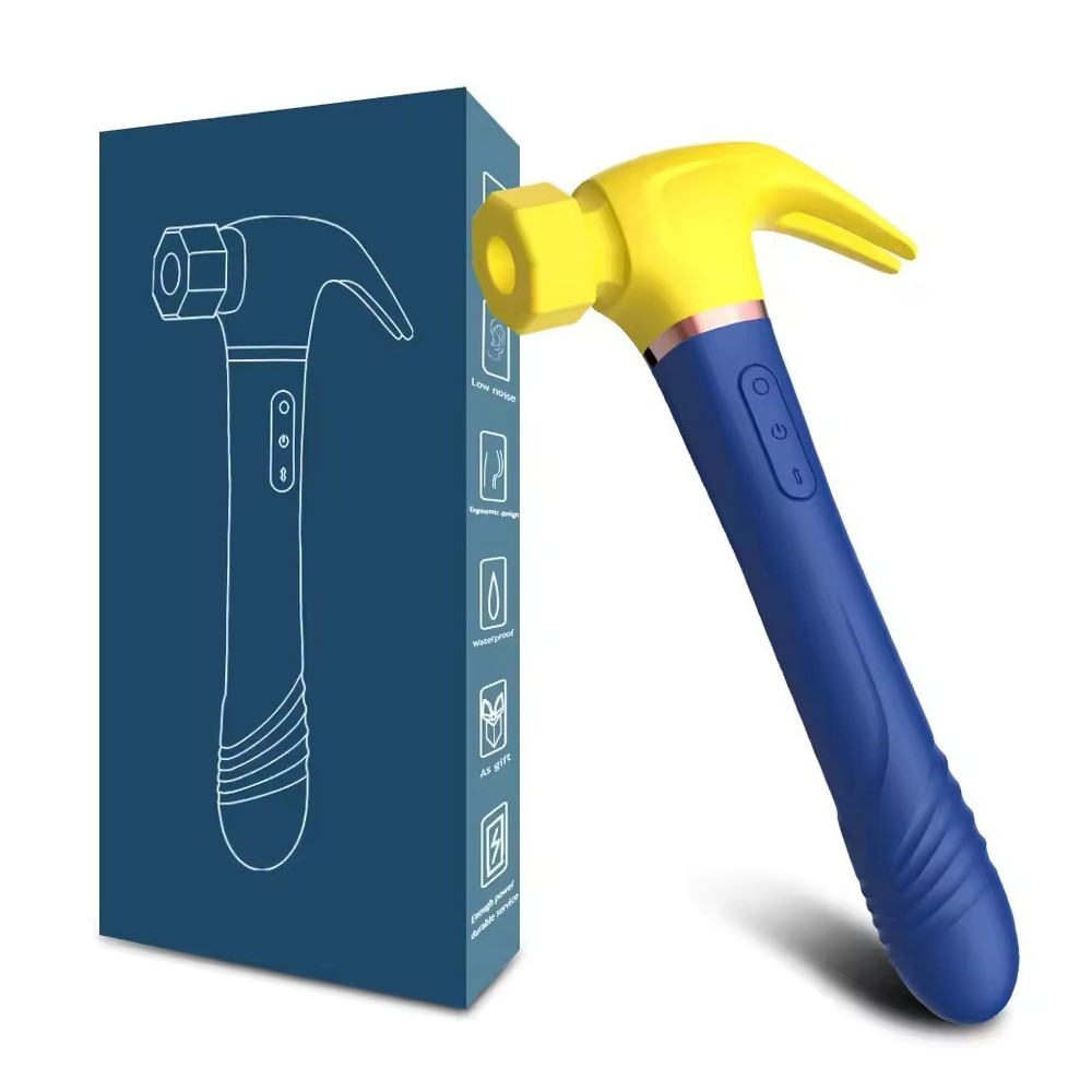 Vibratore Hammer 4-in-1 per Donna – Stimolatore G-Spot e Clitorideo con 7 Modalità di Vibrazione