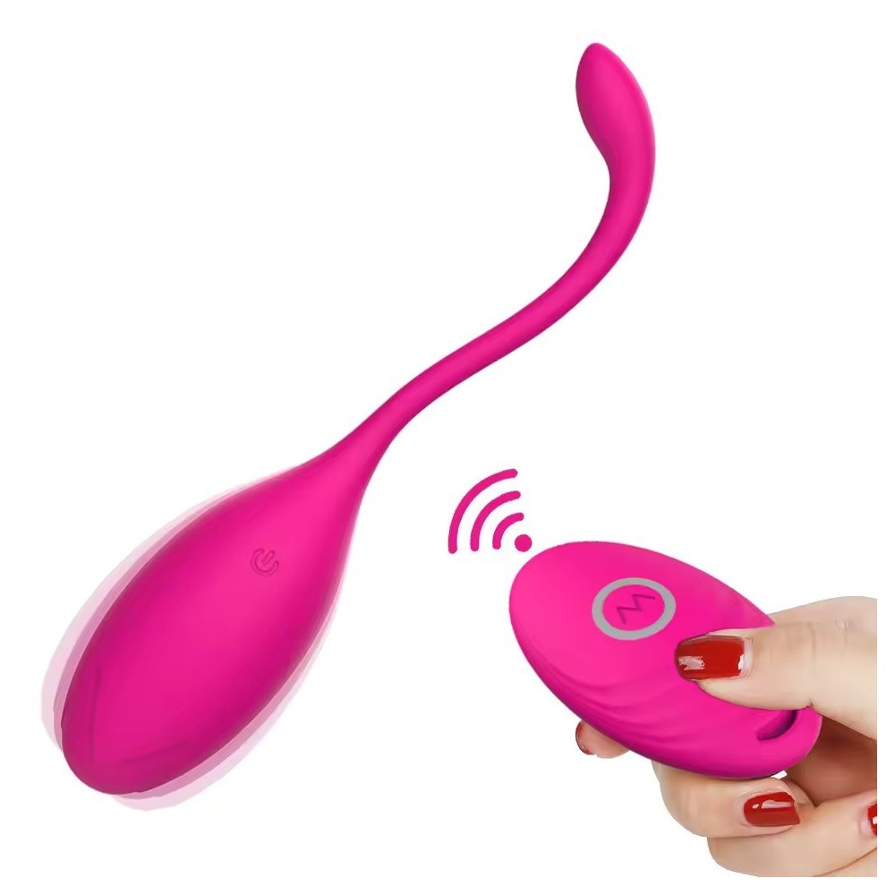 Vibratore Jump Egg Wireless – Stimolatore Vaginale, Punto G e Clitorideo con 10 Velocità e Telecomando
