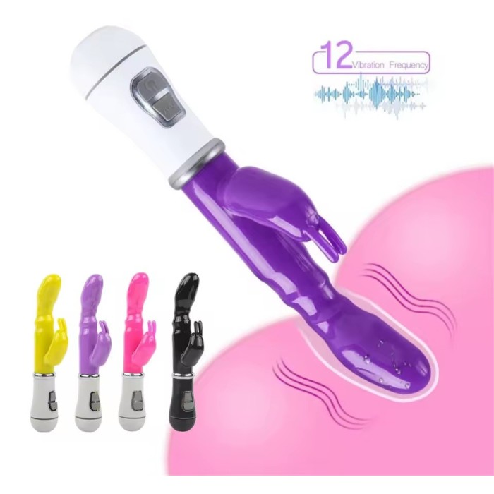 DualWave Pleasure Wand – Vibratore Doppia Testa per Donna, Stimolazione G-Spot e Clitoride, Massaggiatore Intimo Ricaricabile