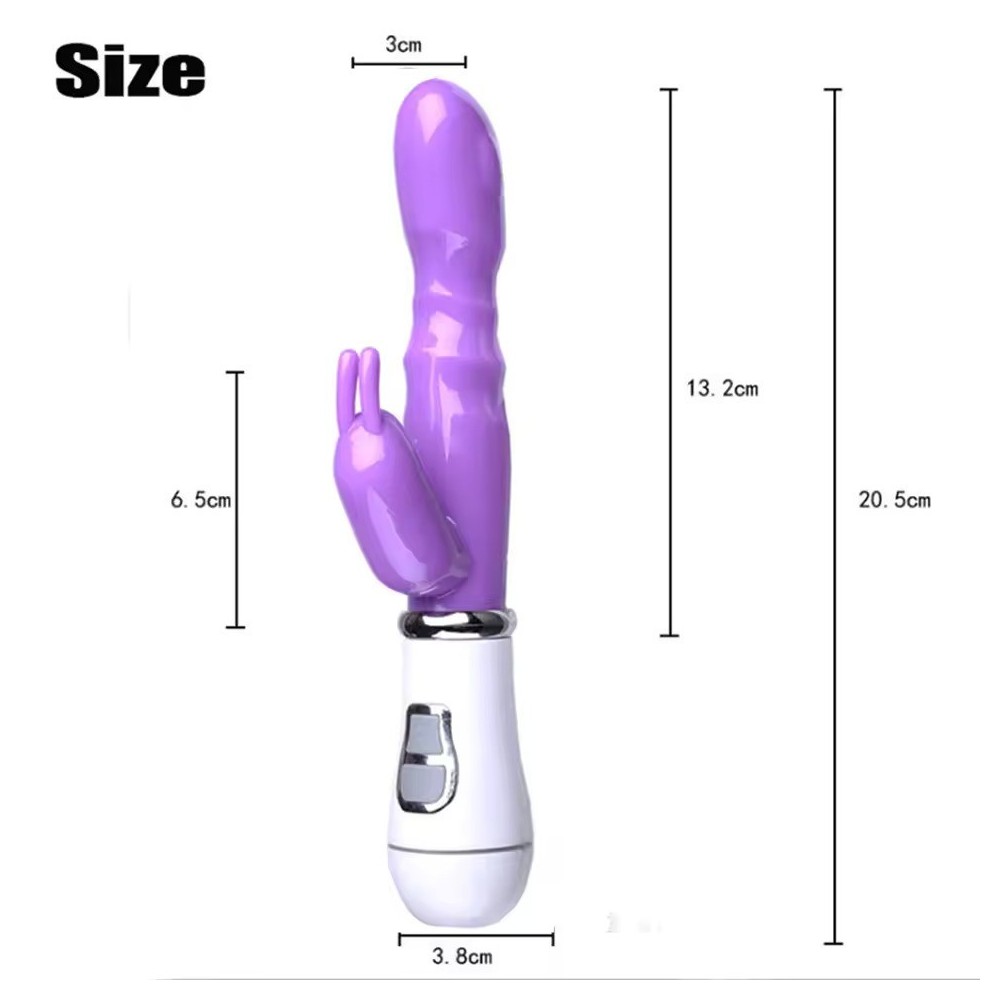 DualWave Pleasure Wand – Double-Head Vibrator for Women, G-Spot & Clitoral Dual Stimulation, Rechargeable Intimate Massager