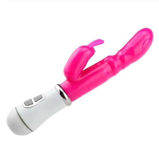 DualWave Pleasure Wand – Vibratore Doppia Testa per Donna, Stimolazione G-Spot e Clitoride, Massaggiatore Intimo Ricaricabile