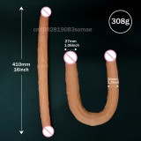 Double-Ended Realistic Dildo for Women – Soft, Flexible, Waterproof Sex Toy for Vaginal & Anal Stimulation
