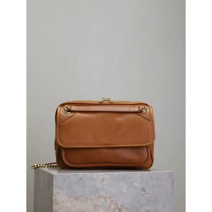 Luxe Genuine Leather Crossbody Bag for Women | Elegant Small Shoulder Bag with Gold Hardware | Italian Handmade Camera Bag