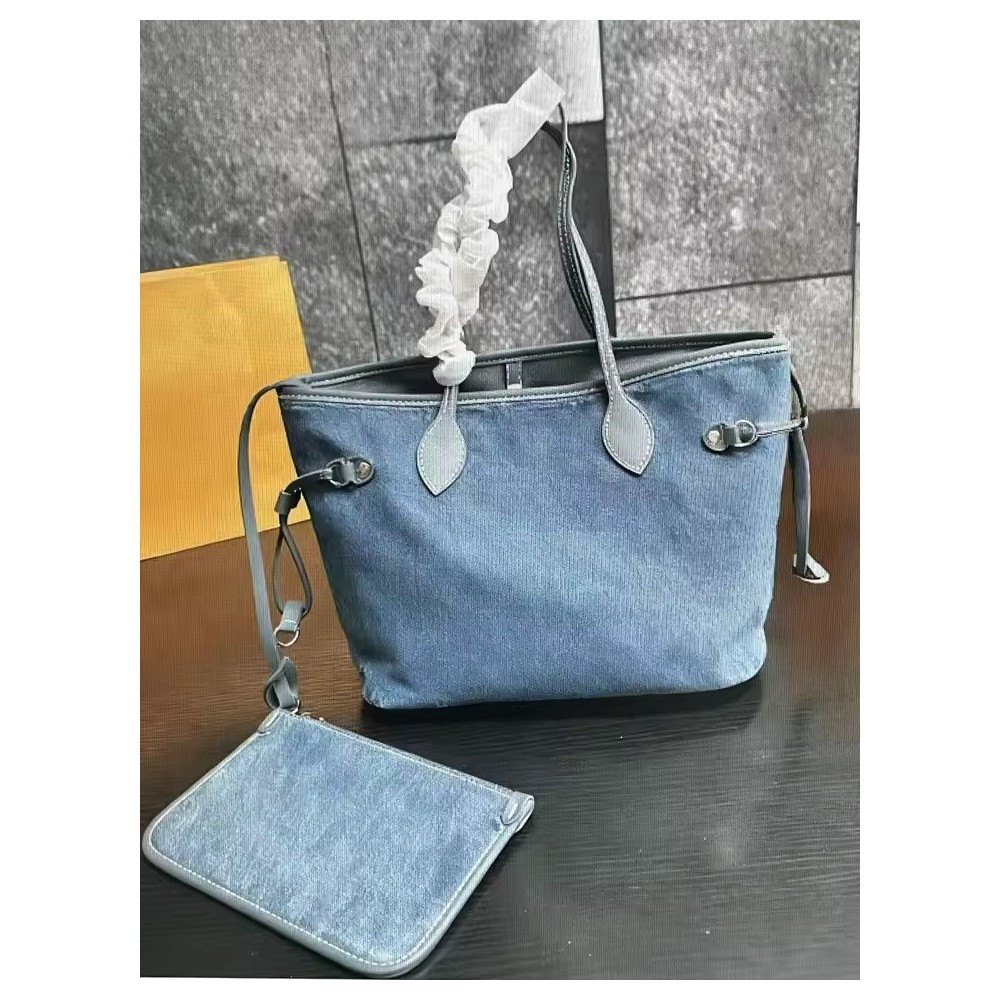 Urban Fashion Women’s Denim Luxe Handbag | Trendy Daily Bag