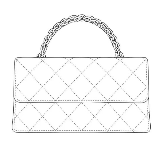 Borsa Luxe da Donna in Tela a Alta Capacità