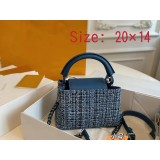 Borsa Elegante in Tweed con Glitter da Donna – Tracolla di Lusso per Ogni Occasione