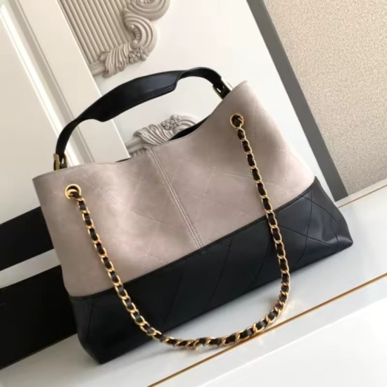 Borsa Donna in Camoscio di Lusso – Morbida in Pelle, Grande Capacità a Spalla e Tracolla