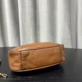 Borsa Tracolla Vintage in Vera Pelle Marrone – Tote in Pelle Bovina Cerata e Invecchiata di Lusso per Donna