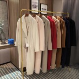 Cappotto Invernale da Donna M Luxe in Cashmere e Lana – Giacca Lunga Designer in 100% Pelo di Cammello con Cintura