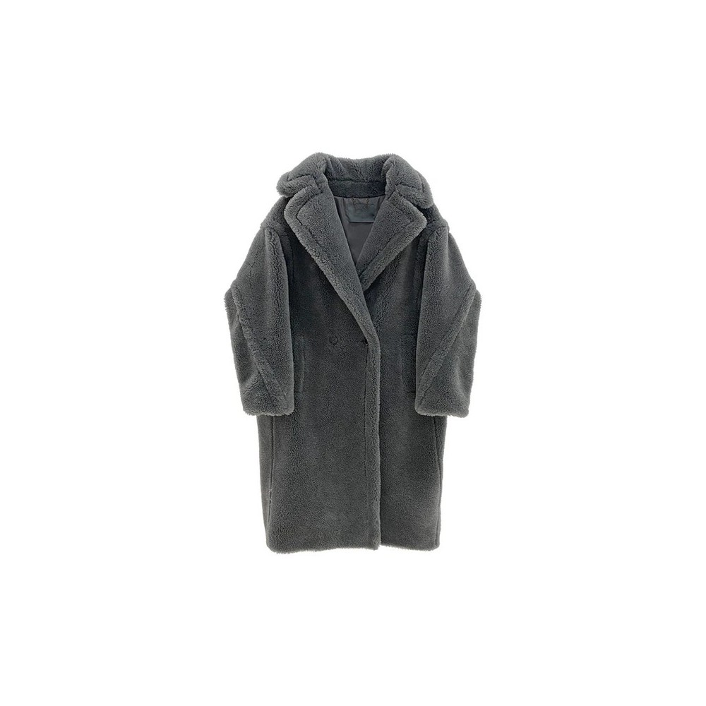 M Luxe Teddy Bear Mid-Long Coat for Women – Thick Winter Korean Faux Lamb Fur Fashion Jacket