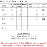 Cappotto Lungo da Donna in Lana – Doppio Petto, Vestibilità Ampia con Cintura | Elegante Capospalla Autunno/Inverno