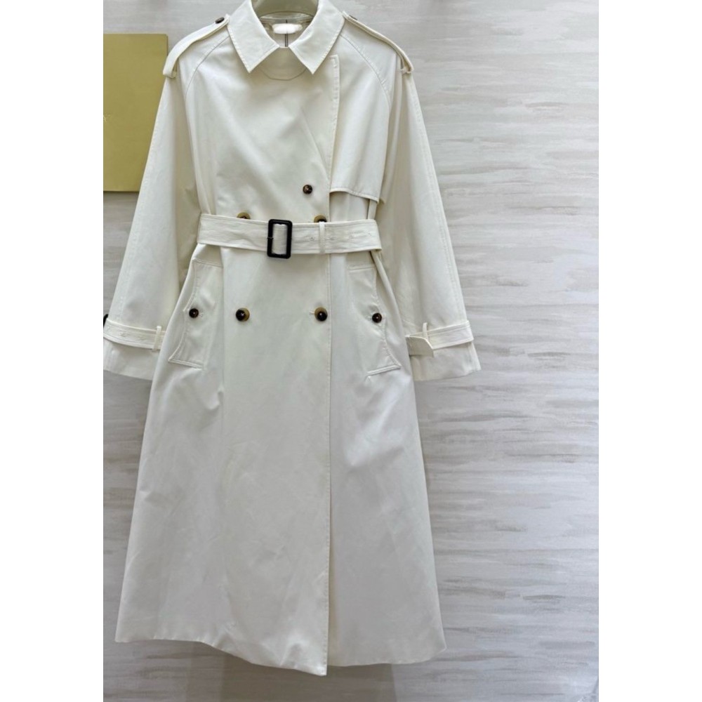 Trench Donna Luxe B a Quadri – Cappotto Lungo Impermeabile Doppiopetto | Revers Classico, Elegante e Casual