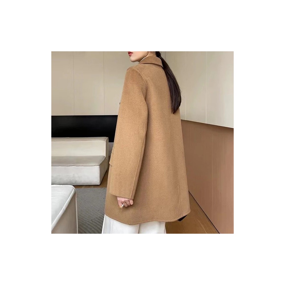 Women’s Vintage Wool Coat | Autumn Winter Double-Breasted