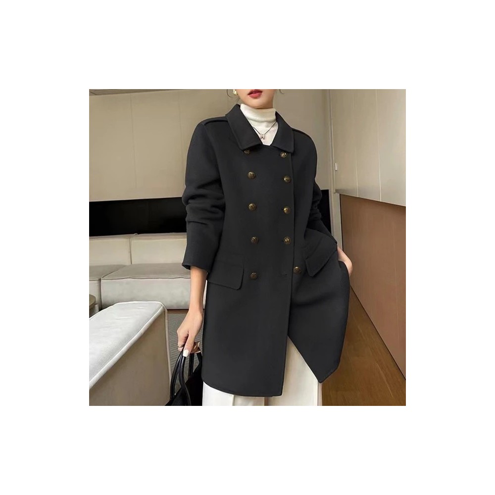 Cappotto Donna Double Face in Lana | Cappotto Vintage Autunno Inverno