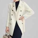 Women’s Vintage Wool Coat | Autumn Winter Double-Breasted