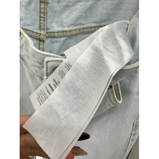 Pantaloni in Denim a Gamba Dritta Retrò – Jeans Vintage in Cotone Multilavaggio, Vestibilità Classica