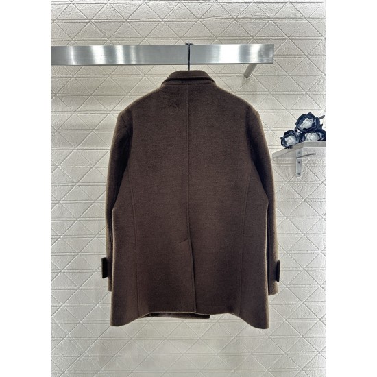 Luxe Custom Wool Blazer with Lapel & Pin | Premium Textured Fabric