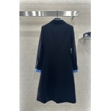 Detachable-Sleeve Trench Coat | Custom Imported Fabric, Double-Breasted Long Lapel Design