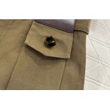 Belted Carrot-Style Wide-Leg Trousers | High-Quality Imitation Wool with Lustrous Drape