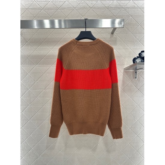 Maglione Uncinetto Color-Blocked Edizione Limitata Natale – Pullover in Lana Premium con Motivo Geometrico Festivo