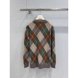 Diamond Pattern Cashmere Cardigan – Ultra-Soft Autumn/Winter Knitwear Essential