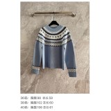 Heavy-Duty Crochet Wool Crew Neck Sweater – Premium Soft Knit Pullover with Ribbed Trim