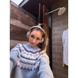 Heavy-Duty Crochet Wool Crew Neck Sweater – Premium Soft Knit Pullover with Ribbed Trim