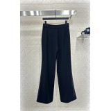 Luxury Satin Lapel Suit Set with Wide-Leg Trousers | Tailored Two-Piece