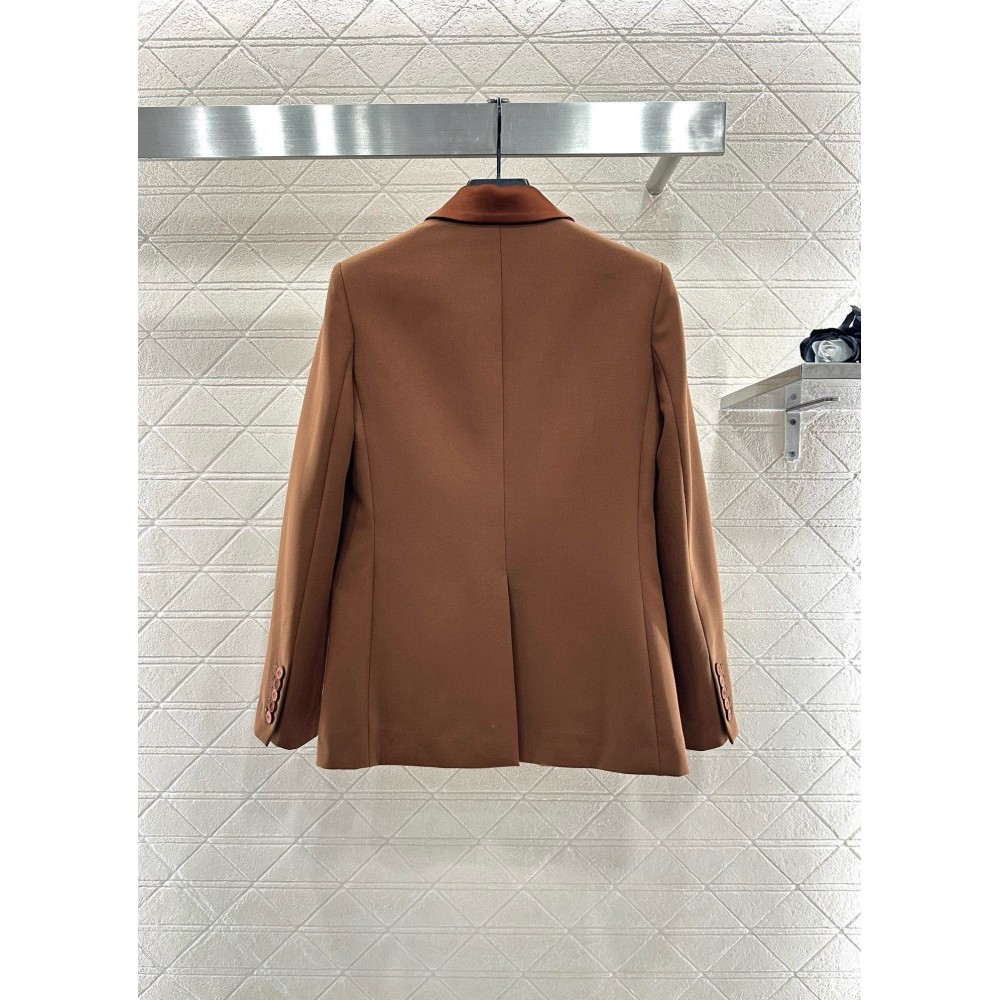 Satin Lapel Tailored Jacket and Trouser Set in Luxe Rayon