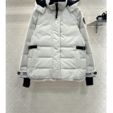 Detachable Hood Slim-Fit Down Jacket with Buckled Cuffs