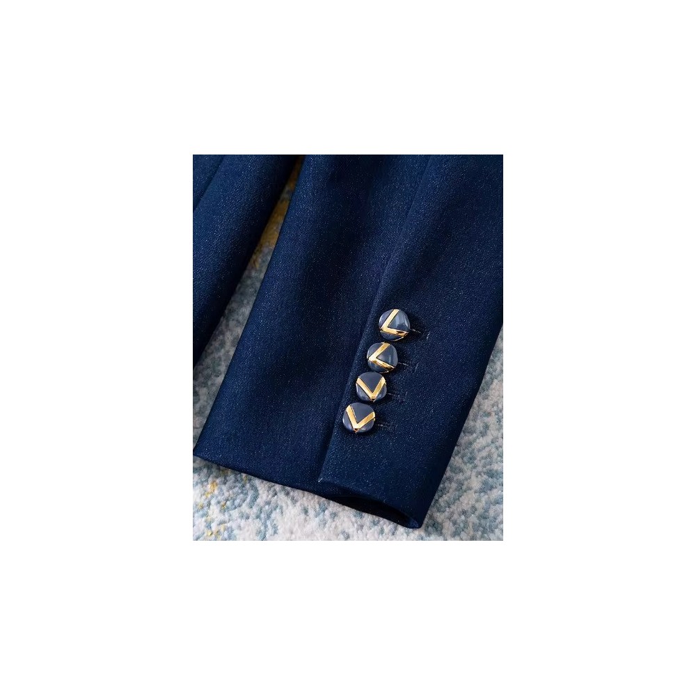 Blazer Donna 100% Cotone Elegante | Vestibilità Rilassata Ufficio e Formale