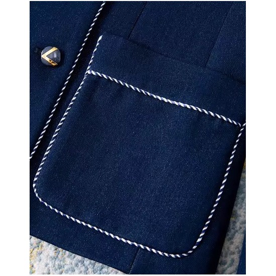 100% Cotton Women's Blazer | Elegant Relaxed Fit Office & Formal Wear