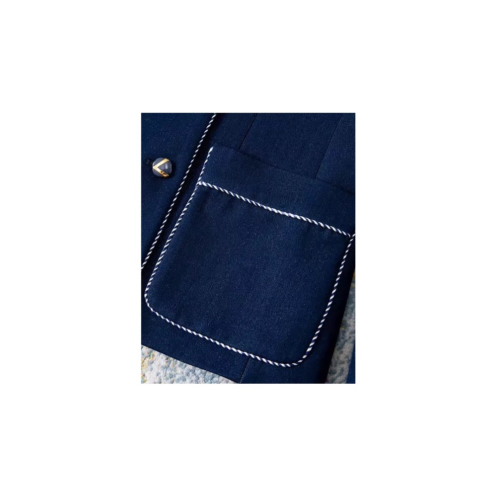 Blazer Donna 100% Cotone Elegante | Vestibilità Rilassata Ufficio e Formale