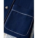 Blazer Donna 100% Cotone Elegante | Vestibilità Rilassata Ufficio e Formale