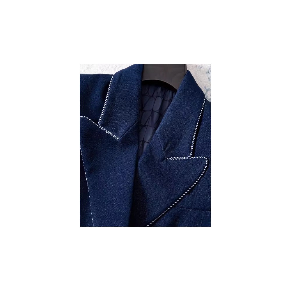 Blazer Donna 100% Cotone Elegante | Vestibilità Rilassata Ufficio e Formale